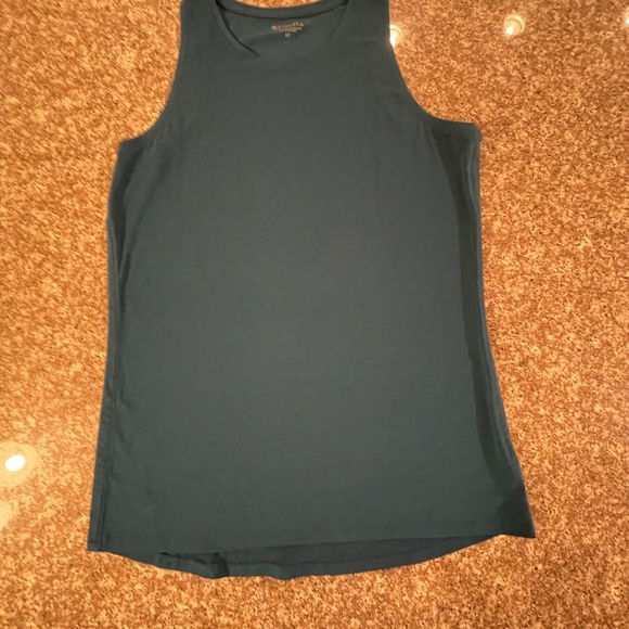 Athleta Essence Vital Tank Top size Large Tall Teal color Excellent condition - Picture 2 of 7